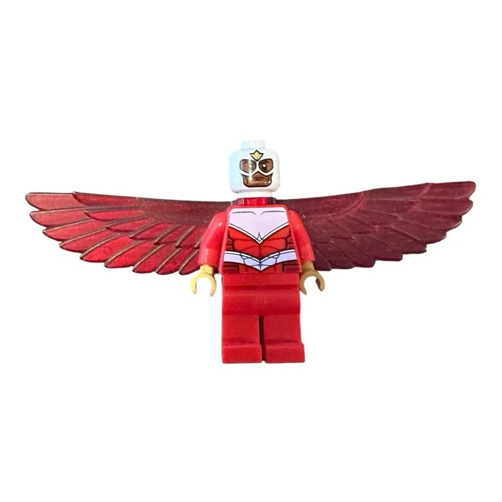 LEGO Falcon Minifigure - Marvel Comics Super Heroes (Joaquin Torres) Red Wings